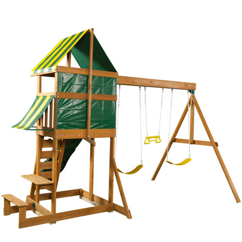 KidKraft Spring Meadow Wooden Swing Set & Reviews Wayfair